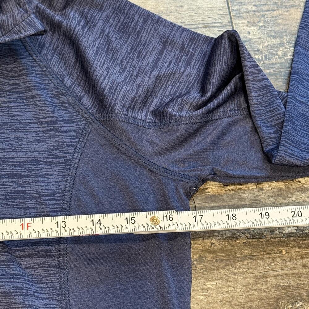 Head Pullover Womens Small Blue 1/4 Zip Long Sleeve Performance Thumbholes NEW - Picture 12 of 16